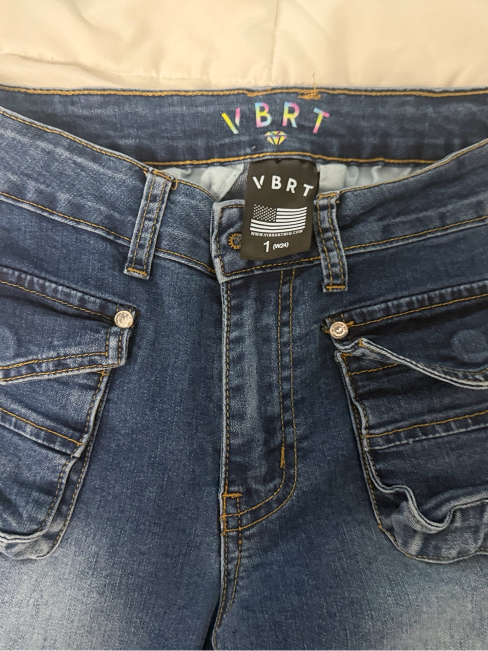 Vibrant Women's Dark Blue Denim Boyfriend Jeans